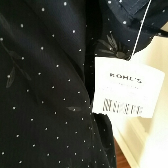 Blue dress with flowers - Picture 3 of 3